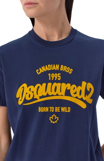 Хлопковая футболка DSQUARED2, арт. S75GD0488/D20035, фото 5