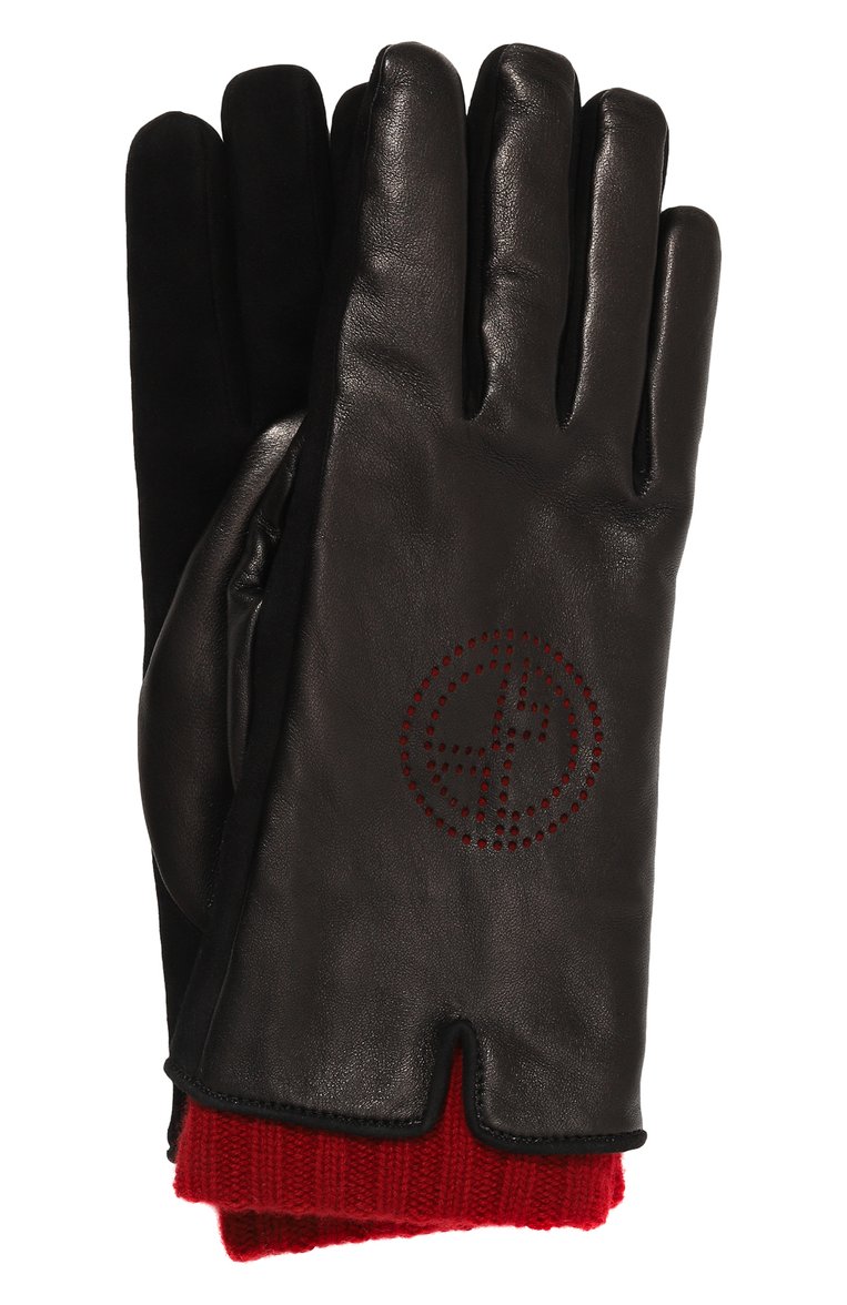 Кожаные перчатки GIORGIO ARMANI, арт. 744130/3F216, фото 1