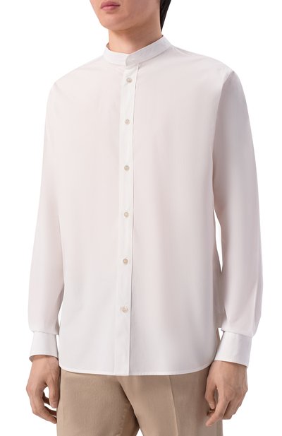 Хлопковая рубашка MVST белого цвета по цене 89950 руб., арт. M26.2PM.B008/F080, фото 3 Хлопковая рубашка MVST, арт. M26.2PM.B008/F080, фото 3