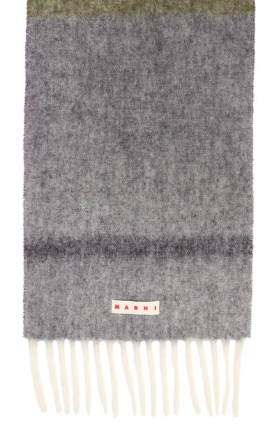 Шерстяной шарф MARNI, арт. SCMC0139Y0/UAW053, фото 4