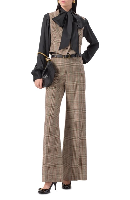 Шерстяной жилет Chloé CH25SGI01304 Бежевый  CH25SGI01304 Фото 2