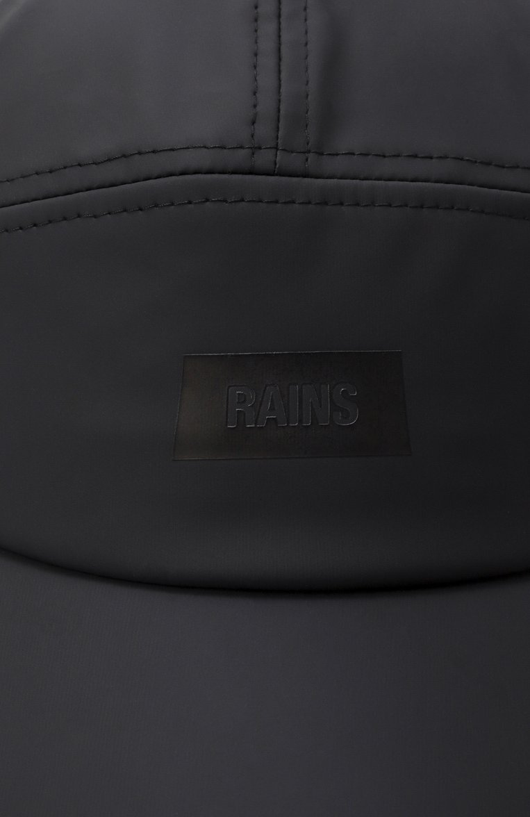 Мужского бейсболка RAINS черного цвета, арт. RA20330 | Фото 5 (Материал: Синтетический материал, Текстиль; Нос: Не проставлено; Региональные ограничения белый список (Axapta Mercury): Не проставлено)
