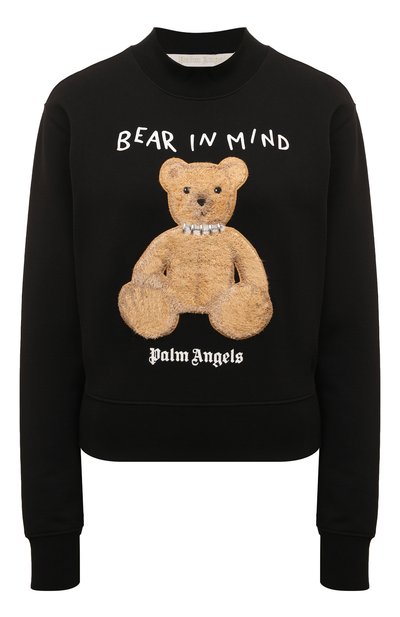 Женский хлопковый свитшот PALM ANGELS, арт. PWBA016F24FLE007