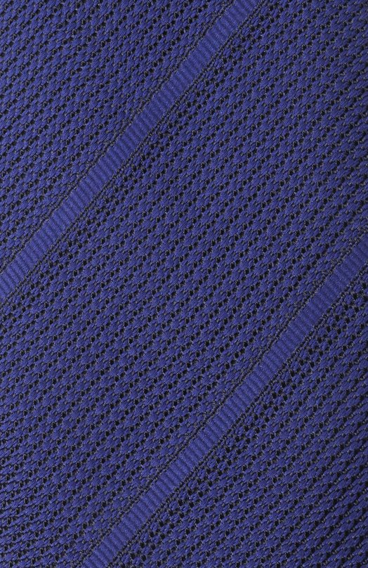 Шелковый галстук Zilli CRAV02M0600VRTE00 Синий  CRAV02M0600VRTE00 Фото 4