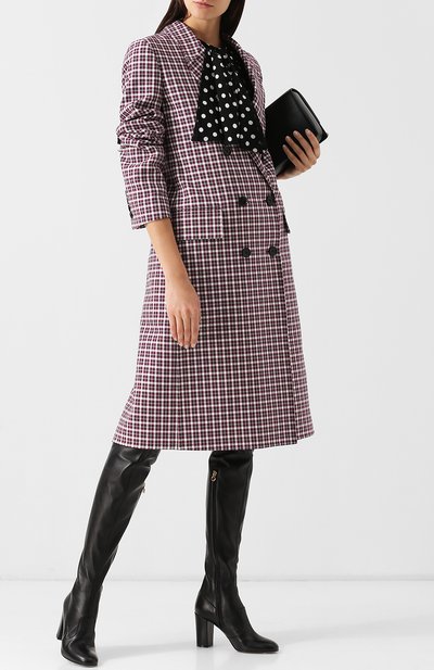 Кожаные ботфорты на устойчивом каблуке L'AUTRE CHOSE, арт. LD9797.90WP2615, фото 2