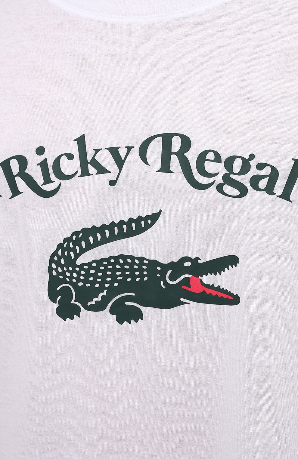Хлопковая футболка lacoste x ricky regal LACOSTE, арт. TH1745, фото 5