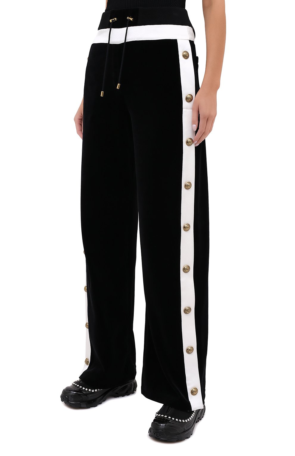 Хлопковые брюки BALMAIN, арт. UF15362/J076, фото 3