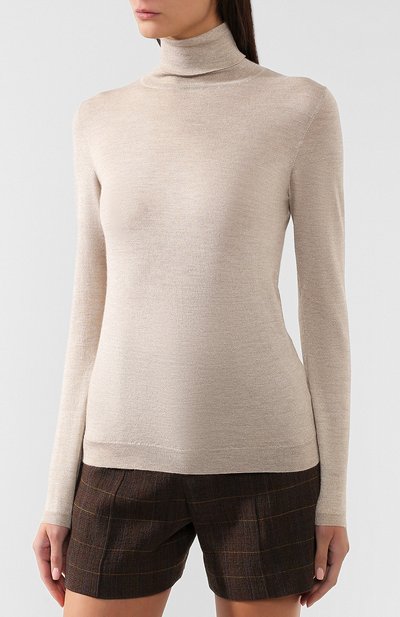 Водолазка из кашемира и шелка BRUNELLO CUCINELLI, арт. M41800063P, фото 3