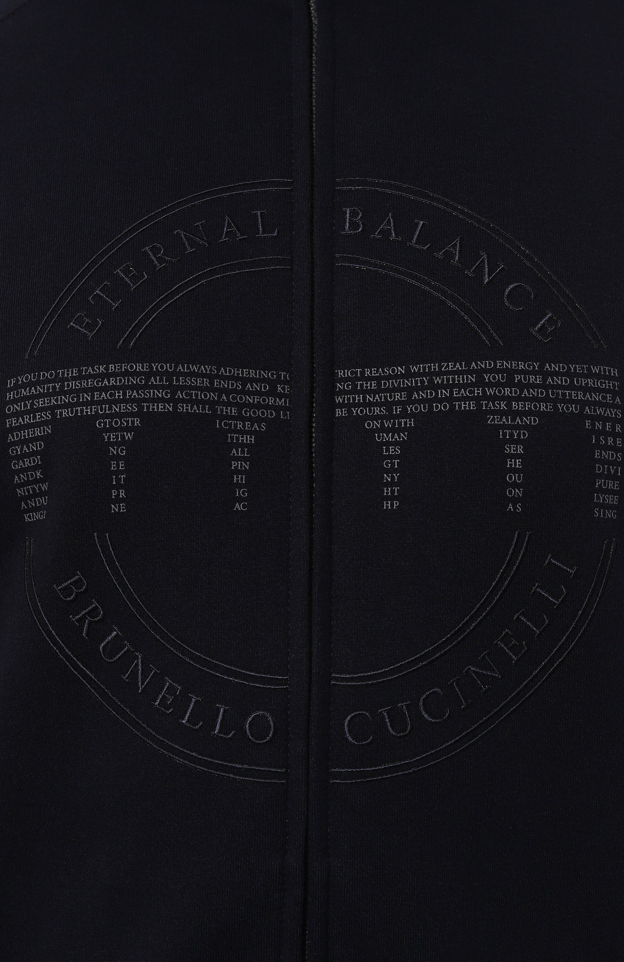 Хлопковая толстовка BRUNELLO CUCINELLI, арт. MM8363130G, фото 5