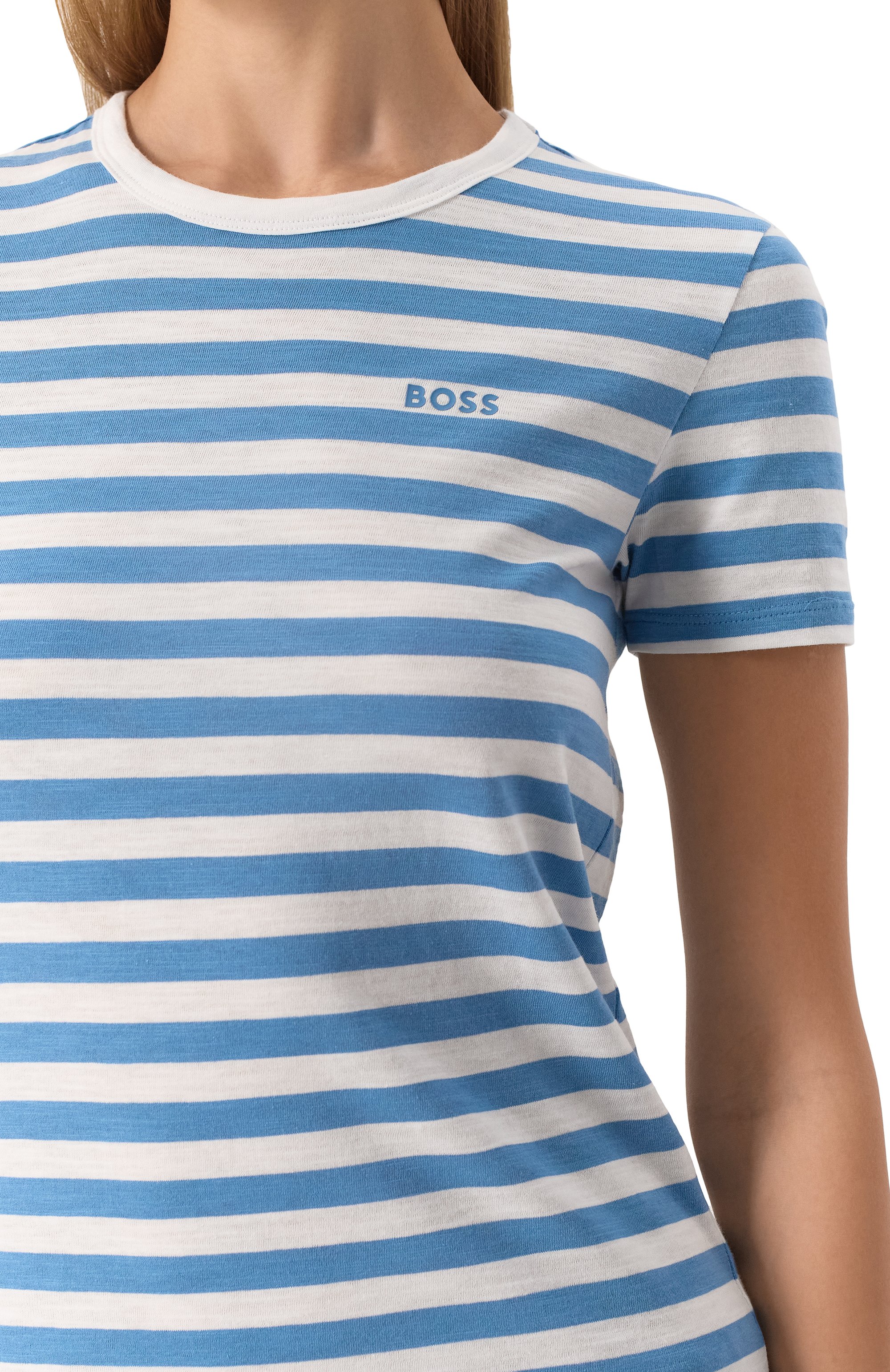 Хлопковая футболка BOSS ORANGE, арт. 50504192, фото 5