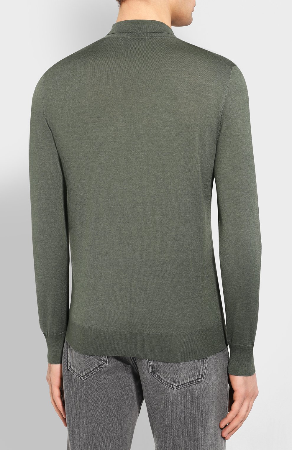 Поло из смеси шерсти и шелка CORNELIANI, арт. 85M596-0125115/00, фото 4