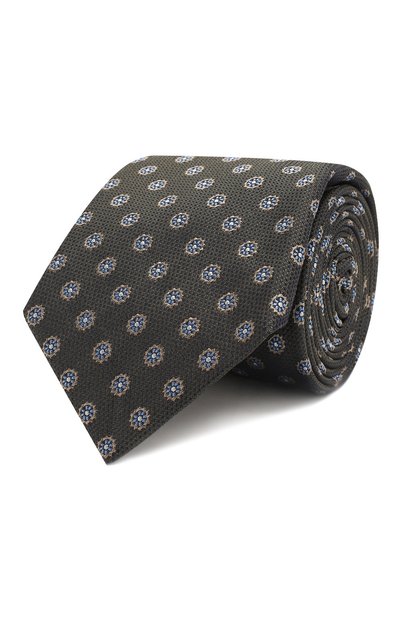 Мужской шелковый галстук CANALI, арт. 18/HJ02177