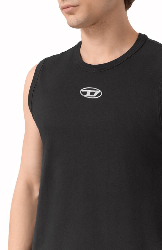 Хлопковая майка Diesel A21743/0JMBB Чёрный  A21743/0JMBB Фото 5