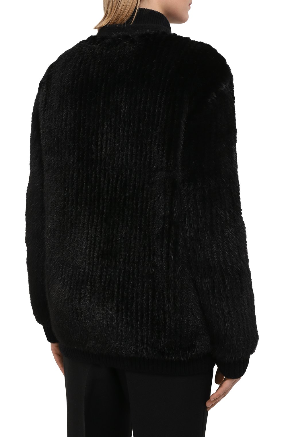 Кардиган из меха норки VALENTINO, арт. VF3FBM80TDK, фото 4