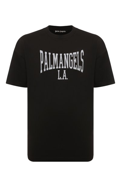Мужская хлопковая футболка PALM ANGELS, арт. PMAA001F24JER005