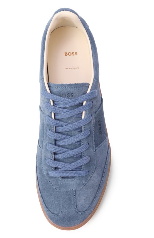 Замшевые кеды Brenta BOSS 50536645 Голубой  50536645 Фото 6