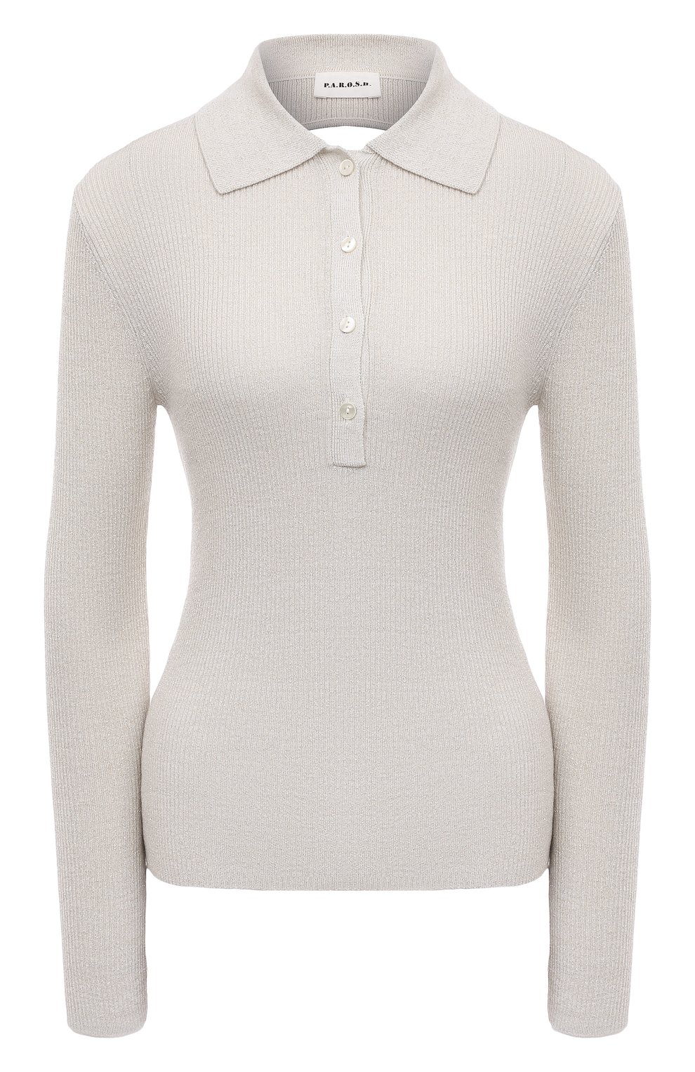 Шерстяное поло P.A.R.O.S.H. кремового цвета по цене 27800 руб., арт. L0ULUX-D540674, фото 1 Шерстяное поло P.A.R.O.S.H., арт. L0ULUX-D540674, фото 1
