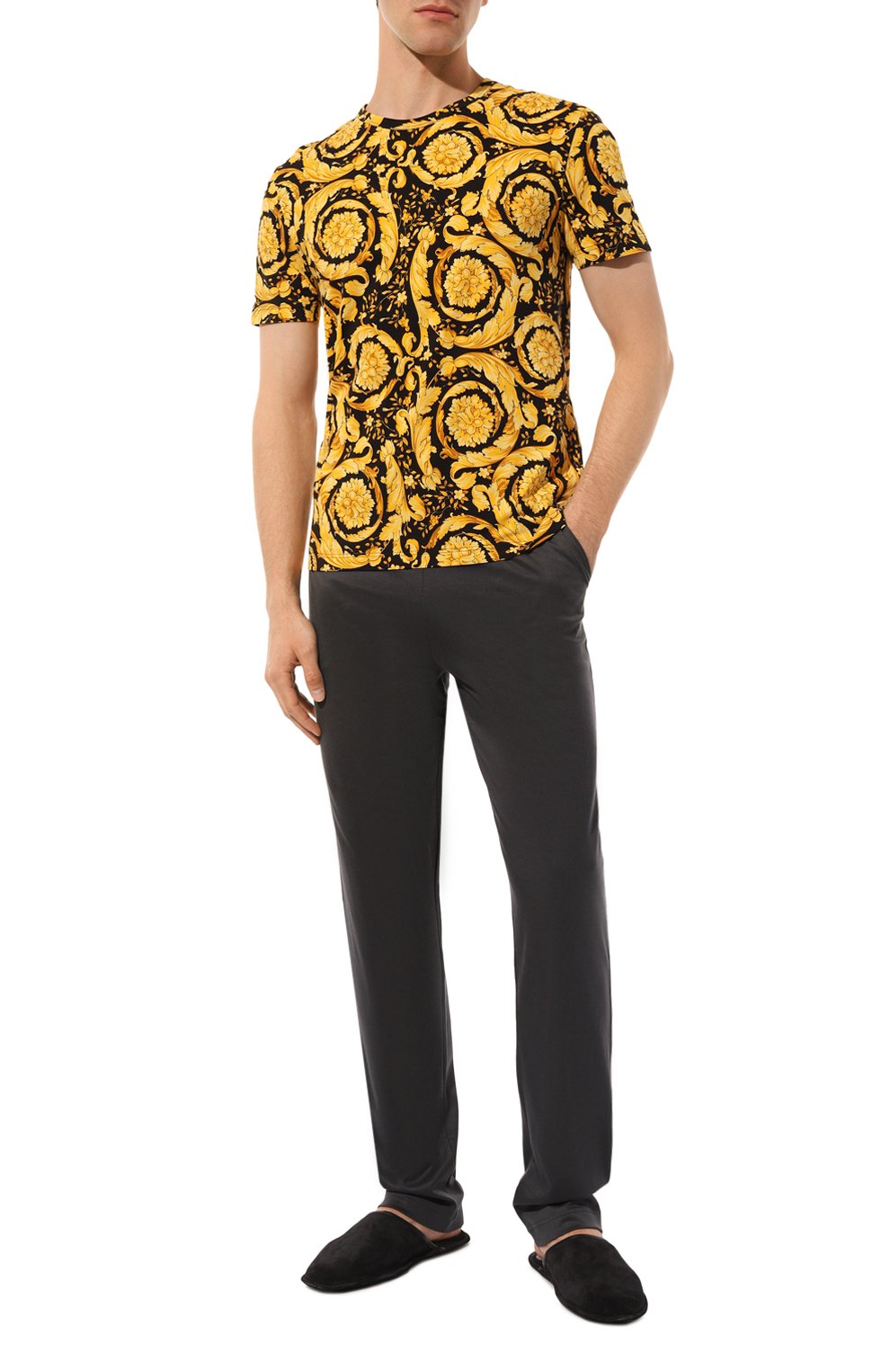 Хлопковая футболка VERSACE, арт. 1000959/1A00515, фото 2