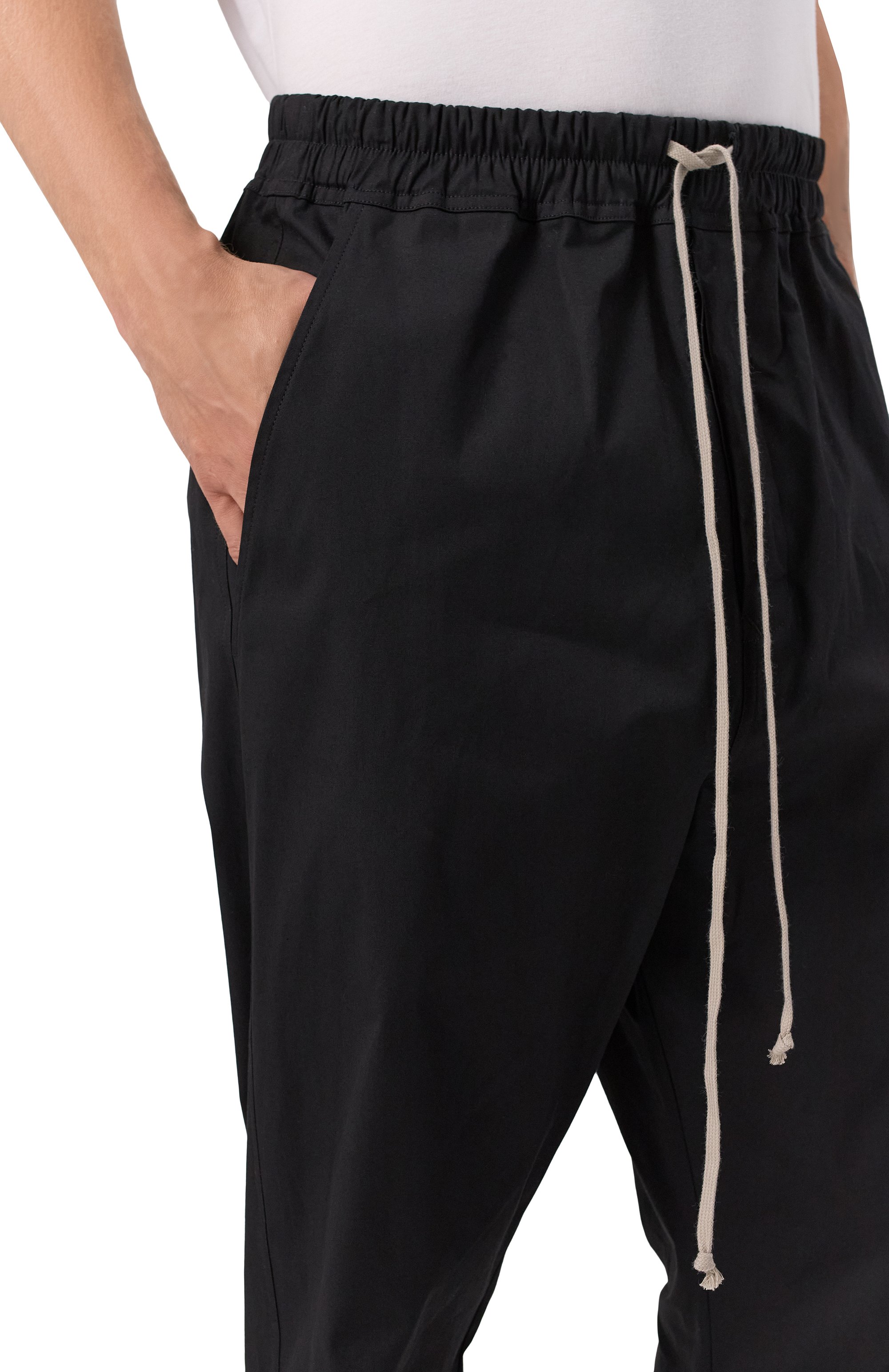 Хлопковые джоггеры RICK OWENS, арт. RU02E1331/TE, фото 5