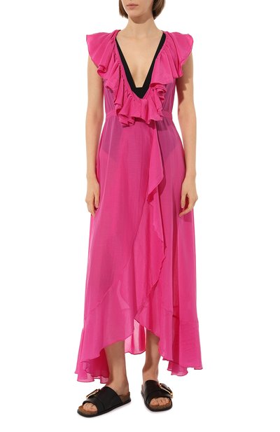 Платье из хлопка и шелка NATAYAKIM, арт. NY-030BW, фото 3