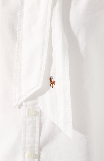 Хлопковая блузка POLO RALPH LAUREN, арт. 211780620, фото 5