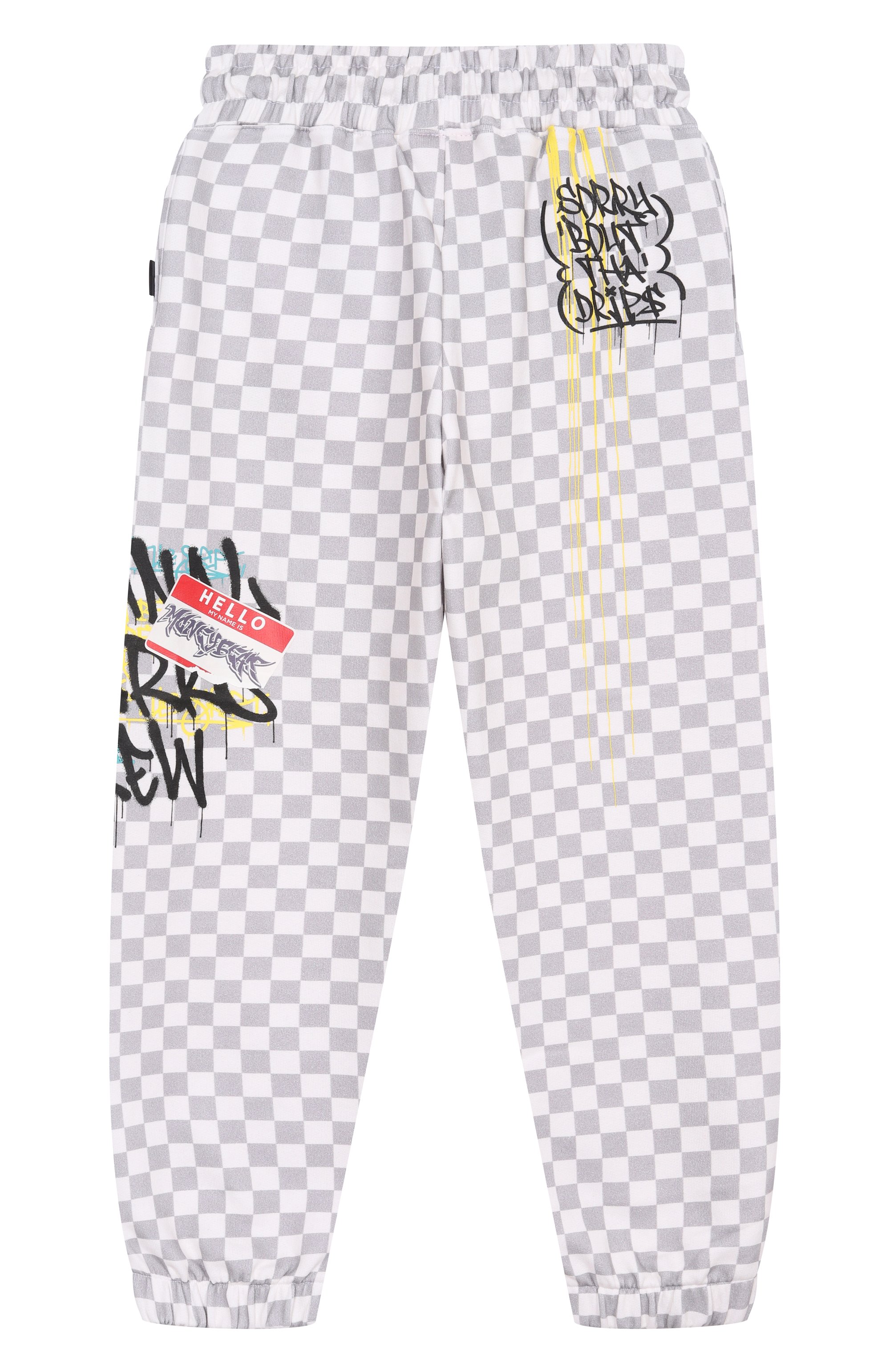 Хлопковые джоггеры SPRAYGROUND, арт. SPY1221E/SHARKS IN THE RIZZ BAGGY PANTS, фото 2