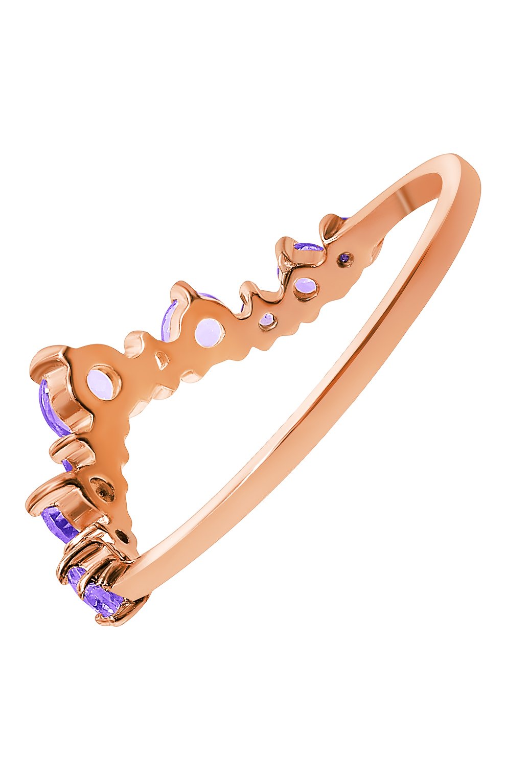 Кольцо-корона с аметистом MOONKA, арт. tr-cr-amt, фото 3