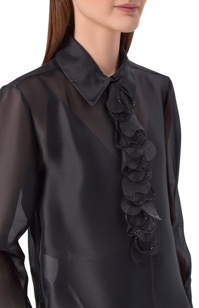 Шелковая блузка MAX MARA STUDIO, арт. MSEAGI, фото 5