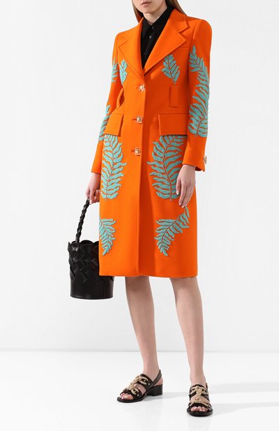 Шерстяное пальто PRADA, арт. P682MR-1WRS-F0UA4, фото 2