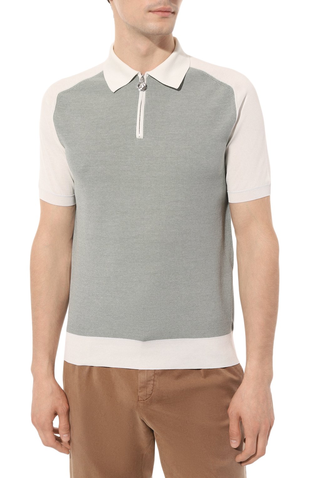 Поло из шелка и хлопка STEFANO RICCI, арт. K616320P31/F23131, фото 3