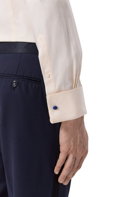 Хлопковая сорочка Alessandro Gherardi BSE-T12-7D/P102 Кремовый  BSE-T12-7D/P102 Фото 5