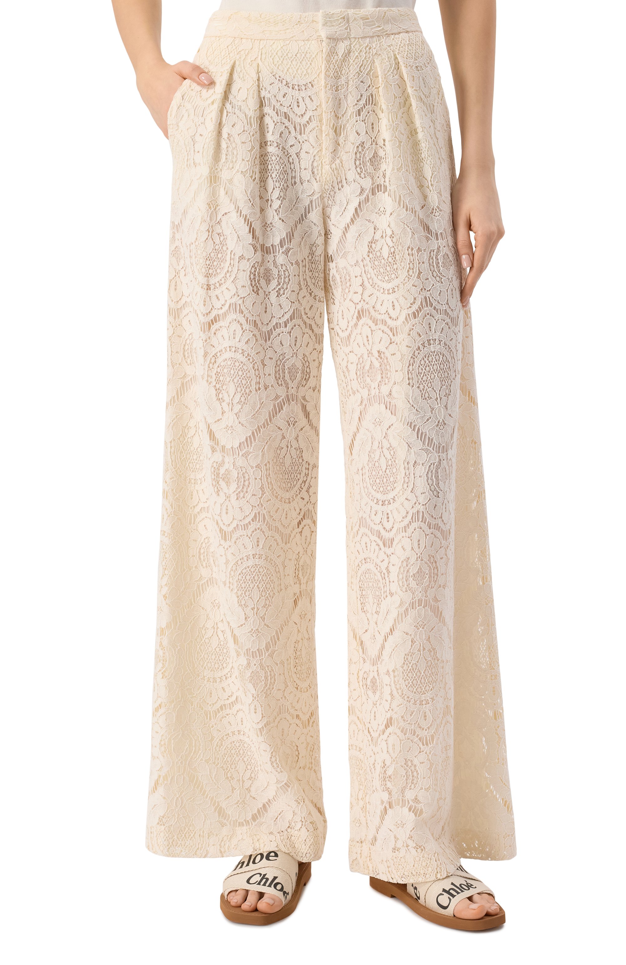 Брюки из вискозы и хлопка TWINSET, арт. 251TS2191, фото 3