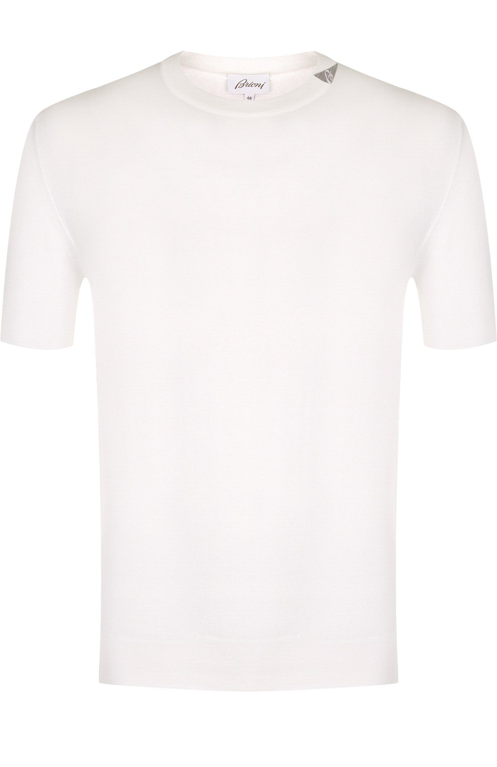 Хлопковый джемпер тонкой вязки с короткими рукавами BRIONI, арт. UMR00L/P7K02, фото 1