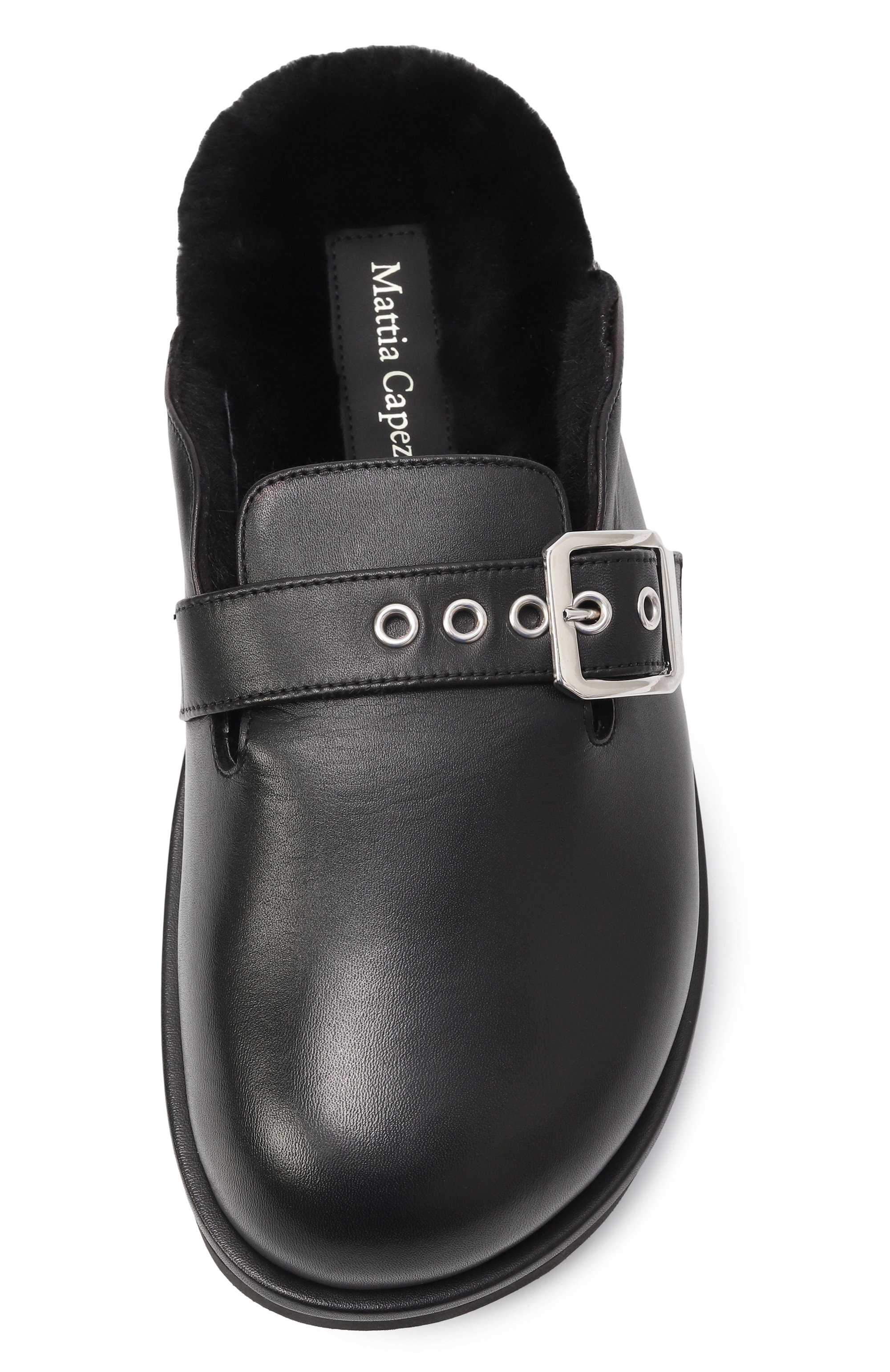 Кожаные сабо MATTIA CAPEZZANI, арт. W457/VITELL0+FUR, фото 6