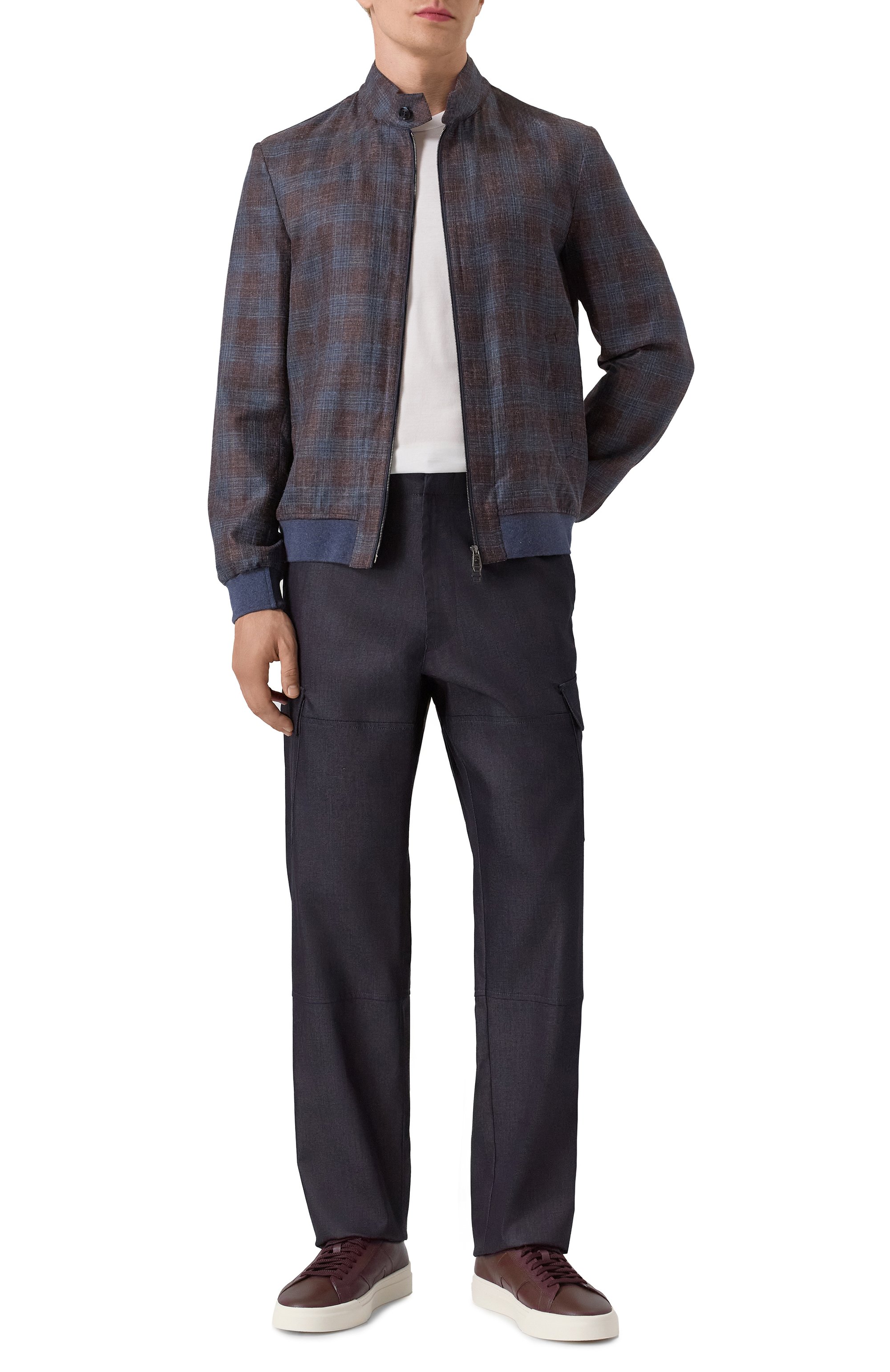 Кожаные кеды gloria SANTONI, арт. MBGG21967PNNKSIW, фото 2