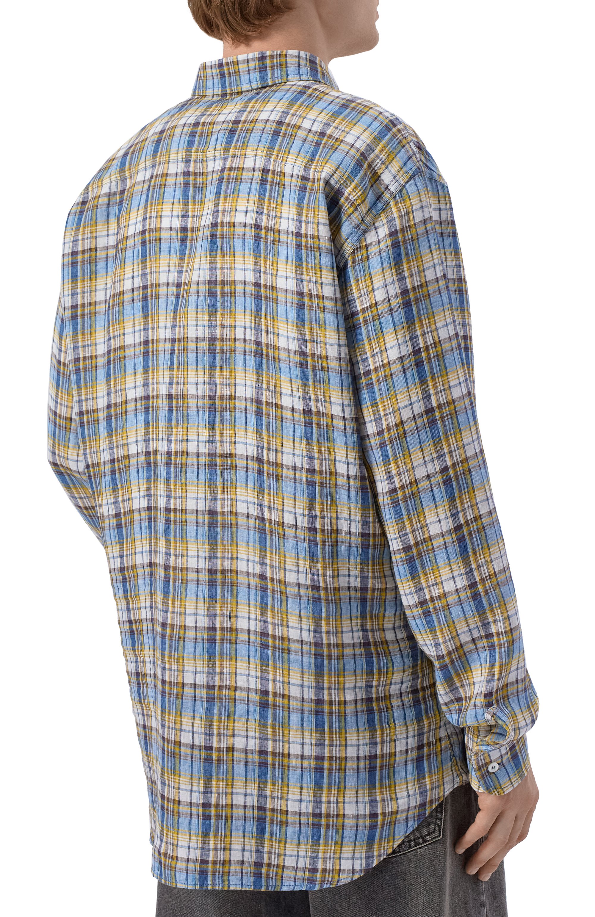 Льняная рубашка DSQUARED2, арт. S74DM1006/D35423, фото 4