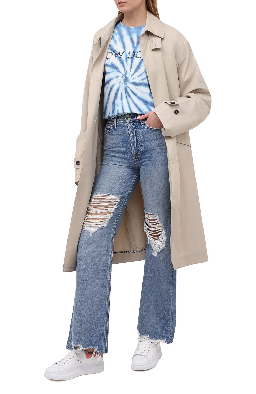 Хлопковая футболка ISABEL MARANT ETOILE, арт. TS0406-21P044E/ZEWEL, фото 2