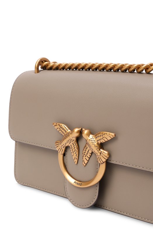 Сумка Love One mini Pinko 100074/A0F1 Бежевый  100074/A0F1 Фото 3