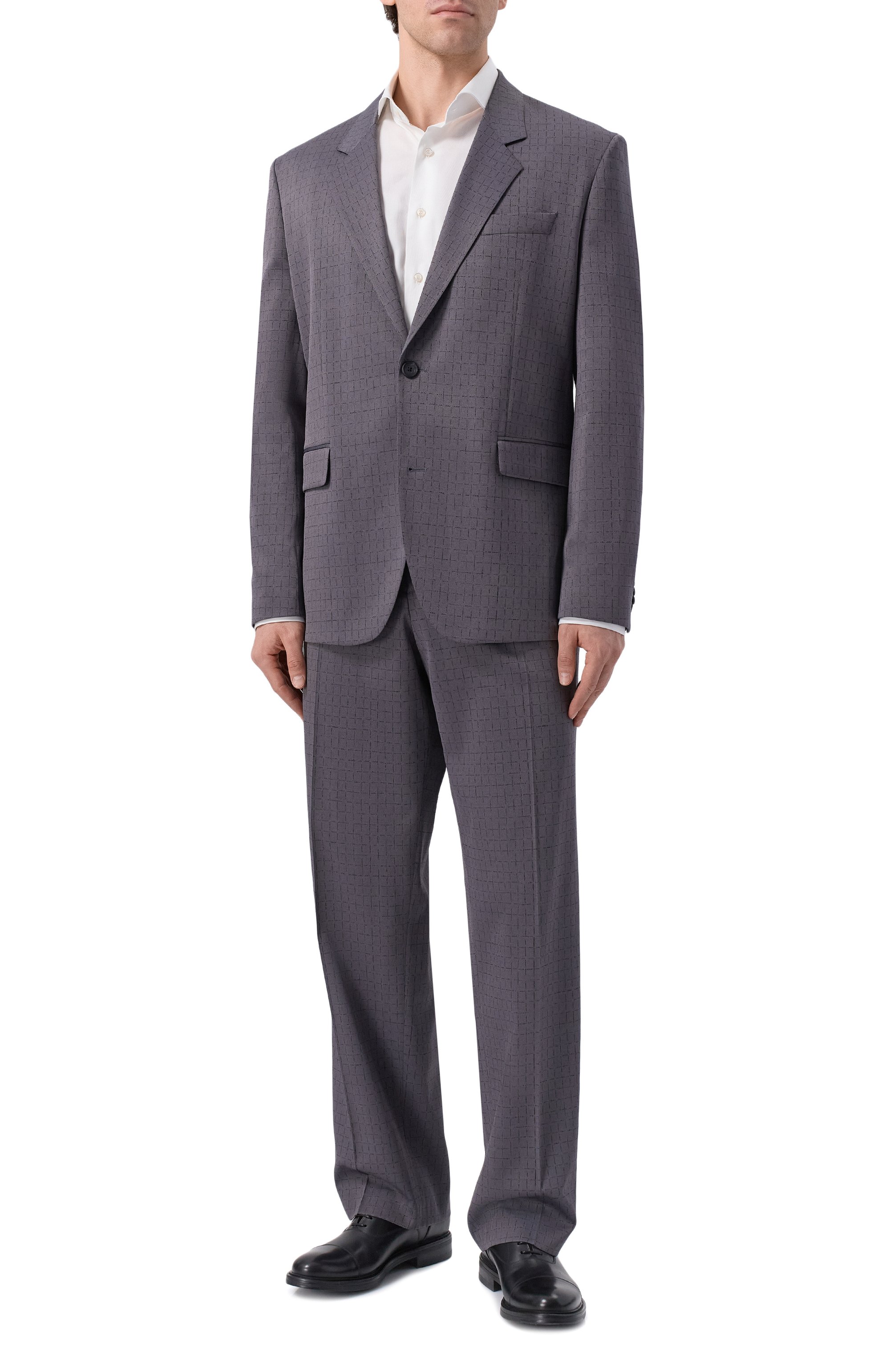 Костюм HUGO темно-серого цвета по цене 75950 руб., арт. 50556688, фото 1 Костюм HUGO, арт. 50556688, фото 1
