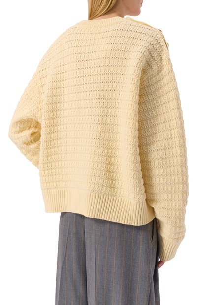 Свитер из шерсти и хлопка GANNI, арт. K2607/2733, фото 4