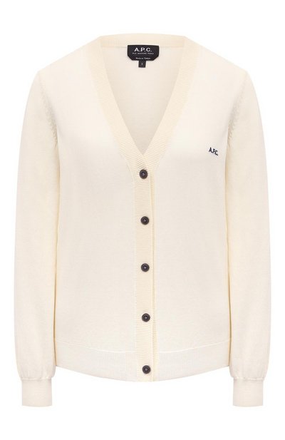 Женский хлопковый кардиган A.P.C., арт. C0EZJF22249AAD.
