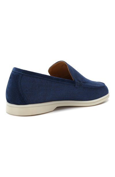 Текстильные лоферы summer walk LORO PIANA, арт. FAI4871, фото 4