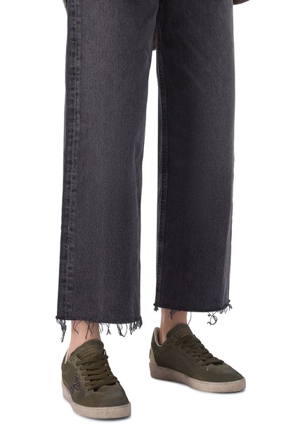 Женские комбинированные кеды ballstar GOLDEN GOOSE DELUXE BRAND, арт. GWF00117.F008705