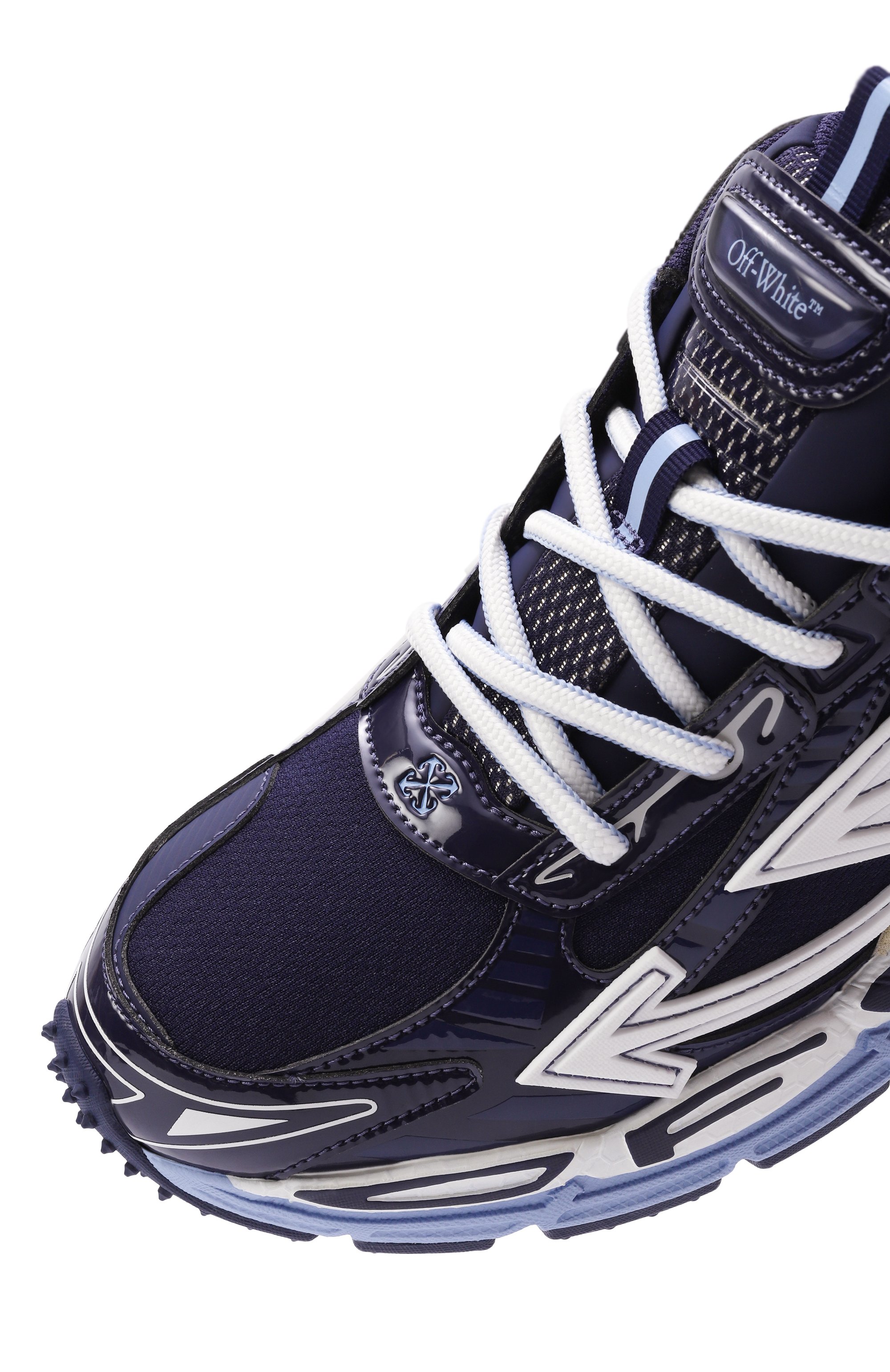 Комбинированные кроссовки be right back OFF-WHITE, арт. 0MIA295S25FAB002, фото 7