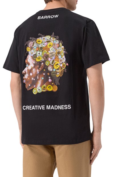 Хлопковая футболка BARROW, арт. S5BWMATH157, фото 4