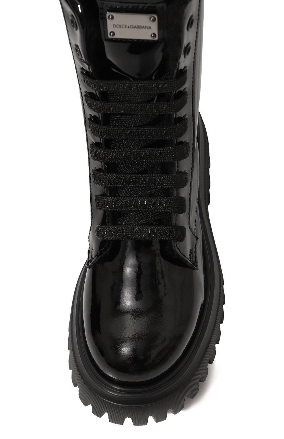 Кожаные ботинки DOLCE & GABBANA, арт. D11220/A3B70/29-36, фото 4