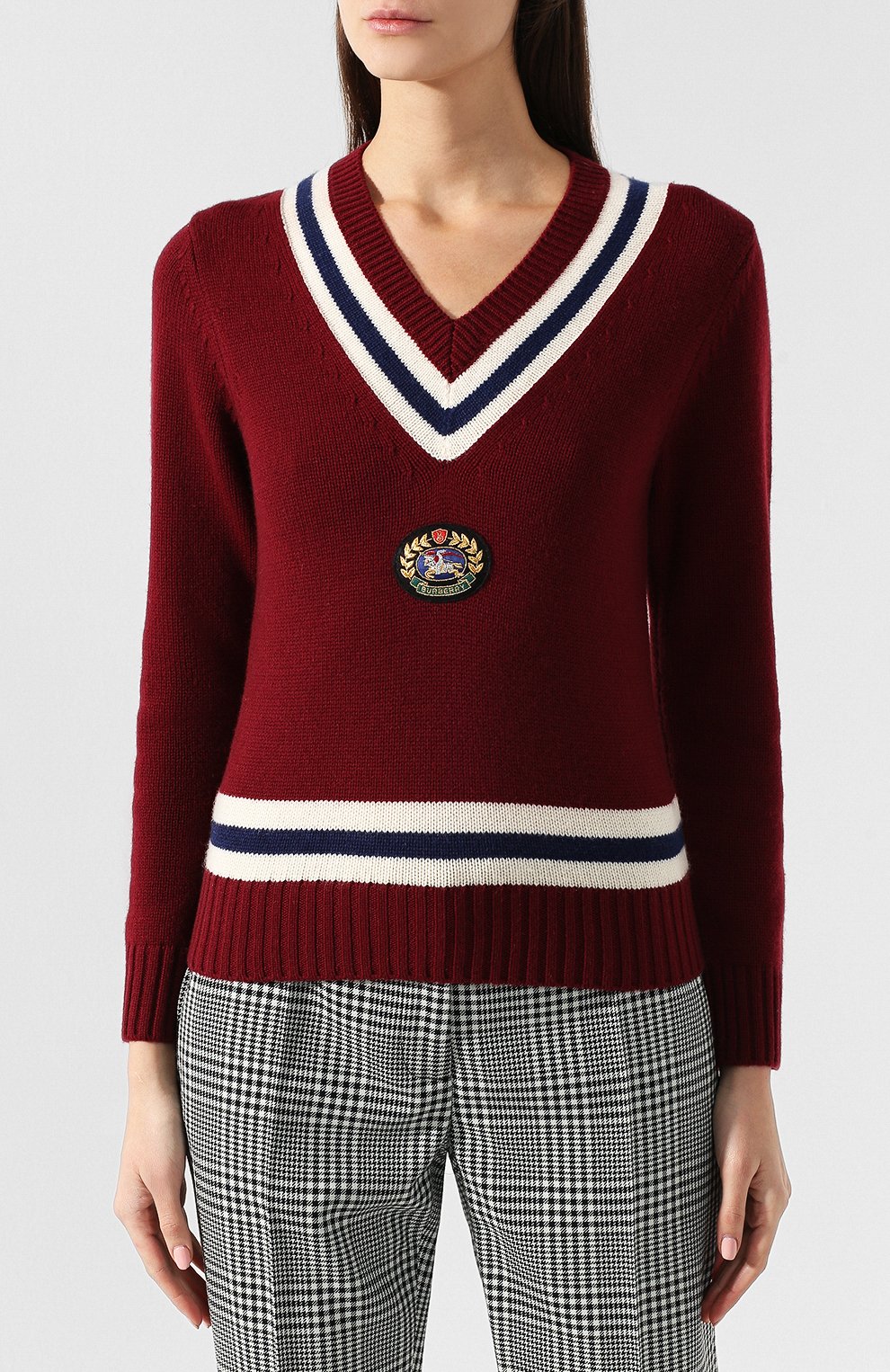 Пуловер из смеси шерсти и кашемира BURBERRY, арт. 8007852, фото 3