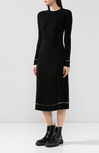 Платье из смеси шерсти и кашемира PROENZA SCHOULER, арт. R1937225-KK013, фото 3