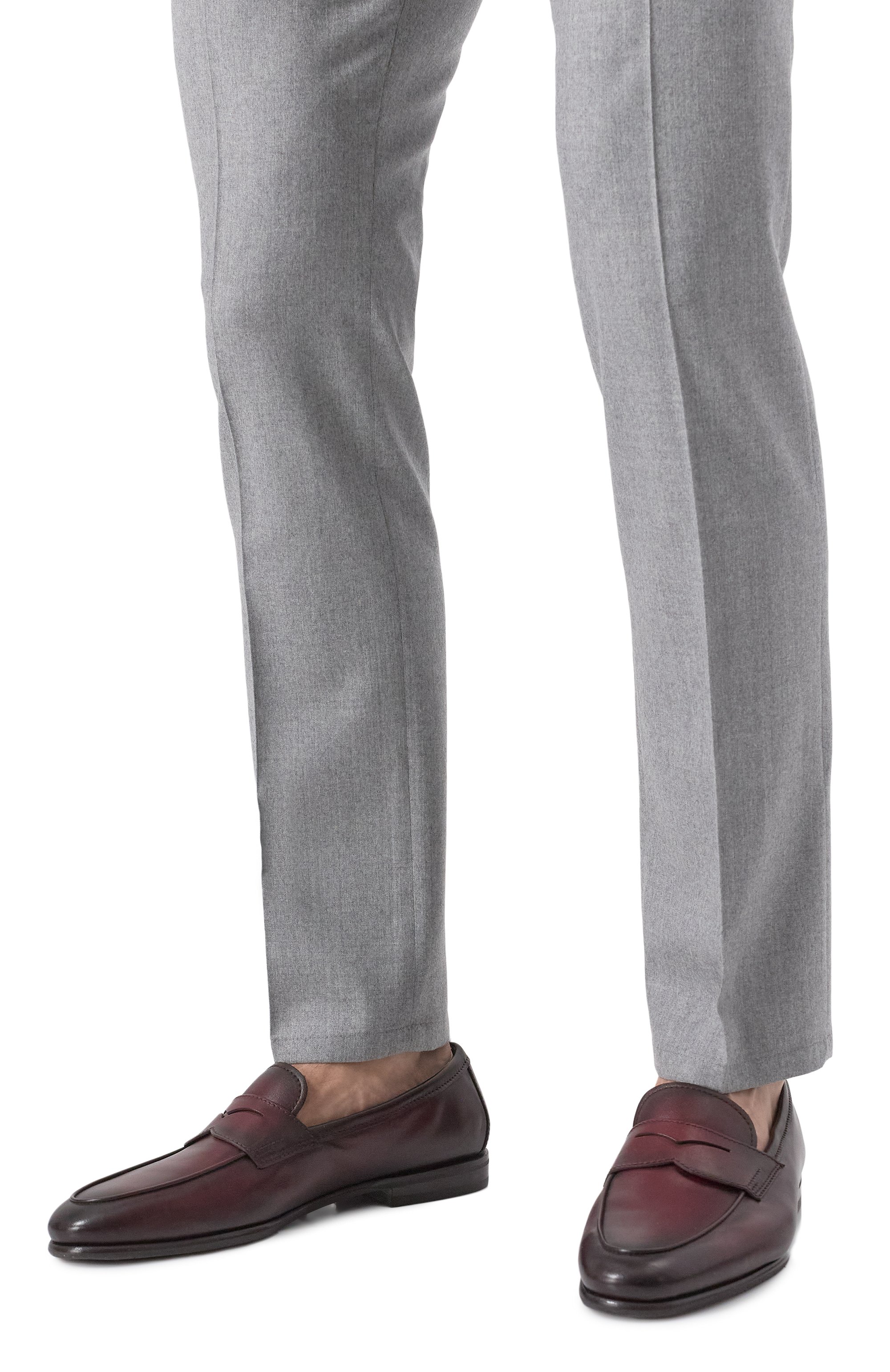 Кожаные пенни-лоферы carlo SANTONI, арт. MCNG18837SI9KMEM, фото 3