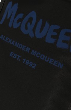 Мужская текстильная сумка ALEXANDER MCQUEEN черного цвета, арт. 704314 1AAJ5 | Фото 3 (Размер: medium; Материал сплава: Проставлено; Ремень/цепочка: На ремешке; �Материал: Текстиль; Драгоценные камни: Проставлено)